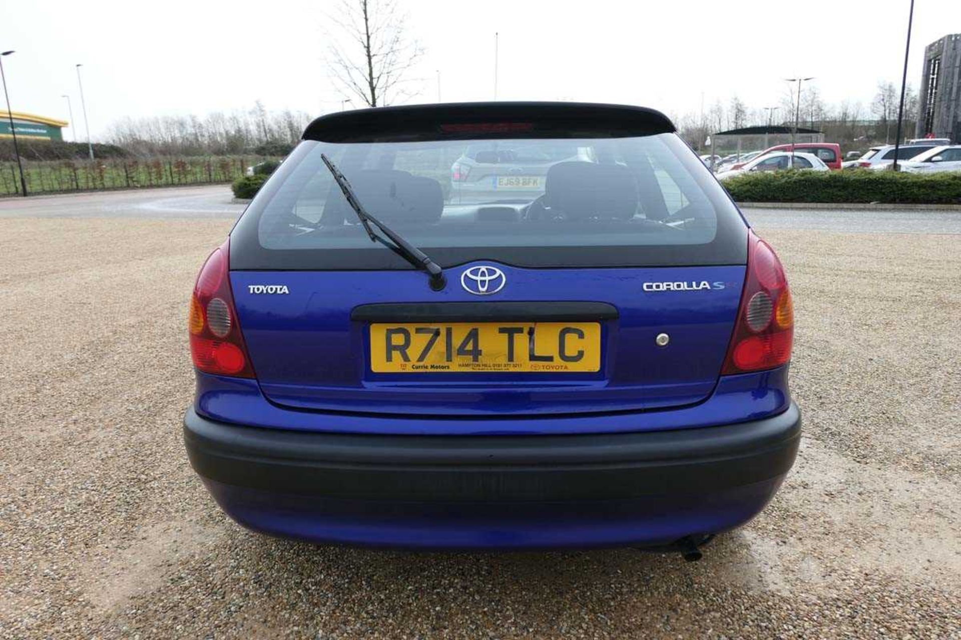 Toyota Corolla SR in blue, registration plate R714 TLC, first registered 29.06.1998, 3 door - Image 10 of 12