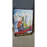 Double sided 'The Salutation' pub sign, AF