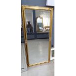 +VAT (5) Rectangular bevelled mirror in gilt frame