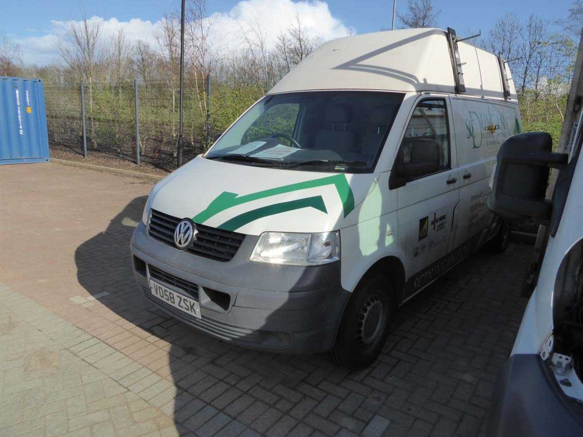 +VAT VO58 ZSK Volkswagen Transporter T30 84 TDI LWB 1896cc diesel vanFirst Registered: 9.10. - Image 2 of 7