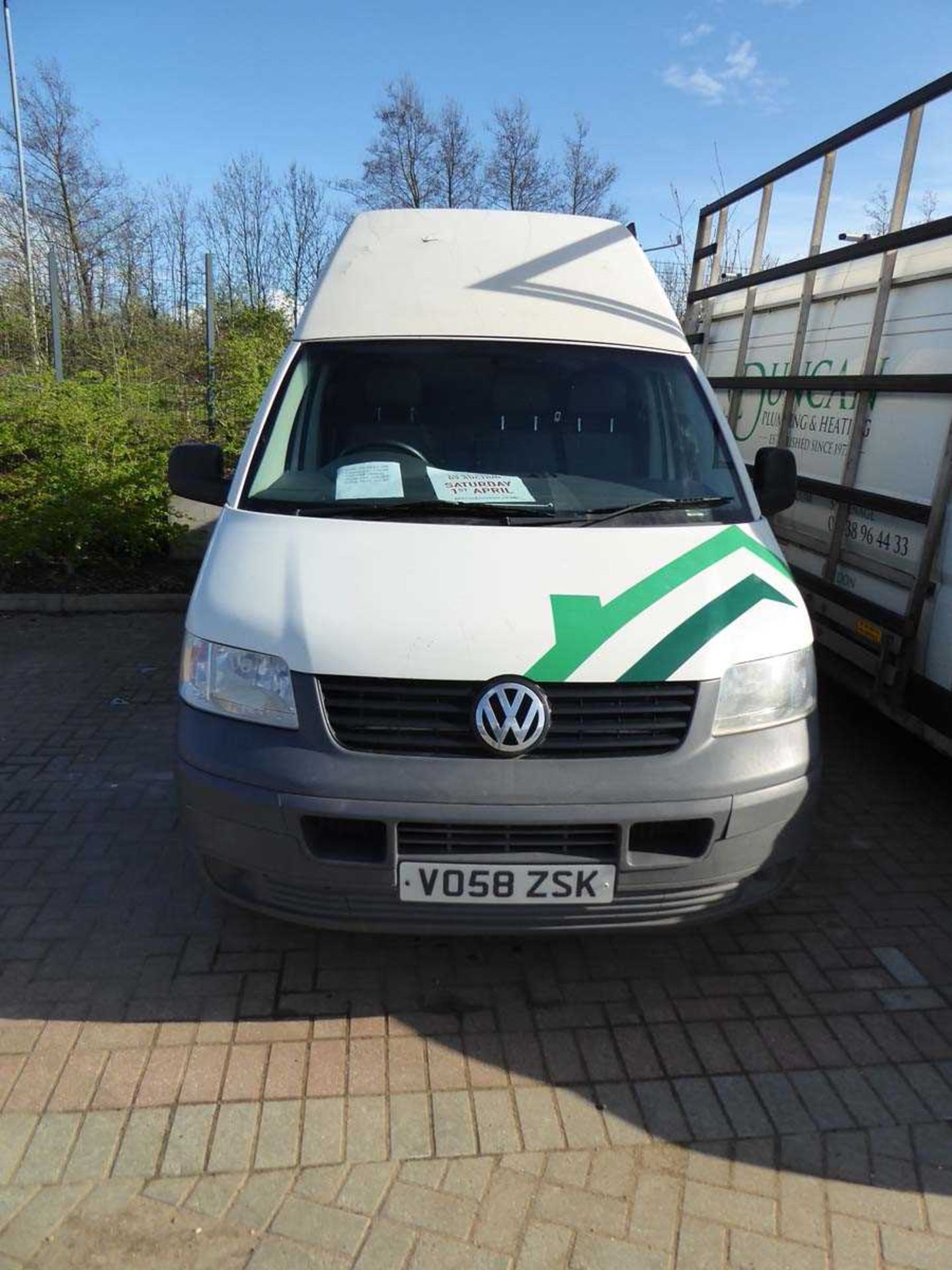 +VAT VO58 ZSK Volkswagen Transporter T30 84 TDI LWB 1896cc diesel vanFirst Registered: 9.10. - Image 3 of 7