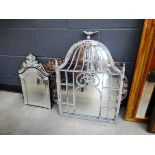 Three mirrors with ornate frames