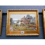 Sylvester Stannard print, country cottages
