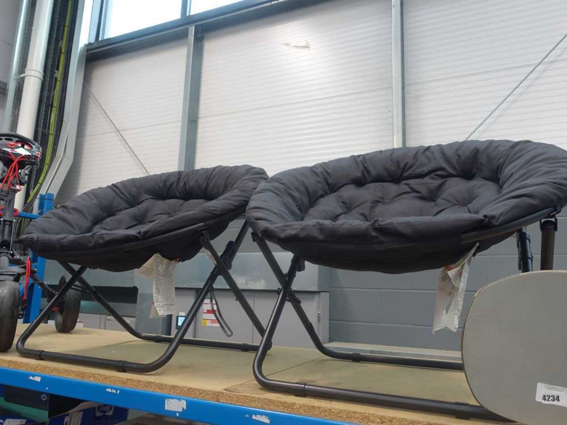 +VAT 2 fold up moon chairs