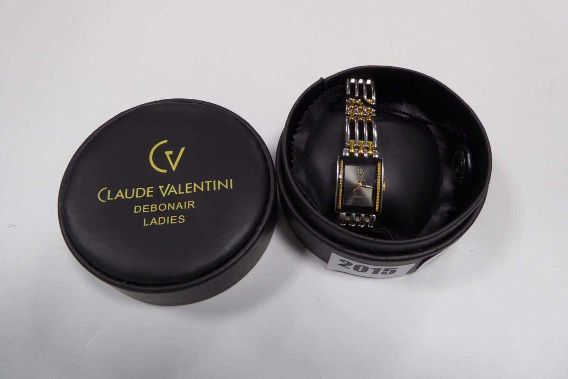 Ladies Claude Valentini wristwatch with box