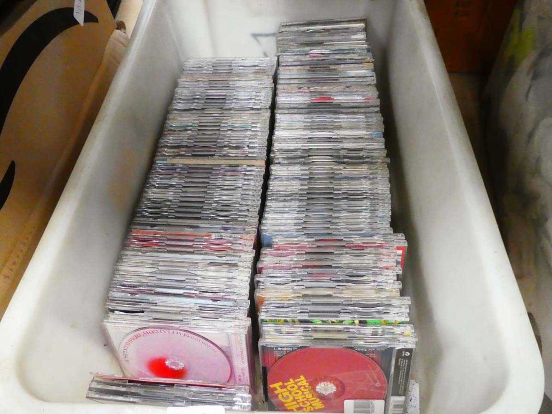 Box of CDs