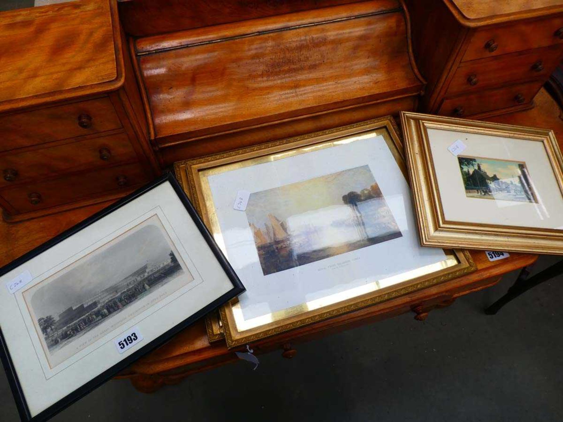 Quantity of vintage pictures of Colchester, Royal Yacht Club in Cowes and others