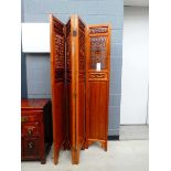 4 panel Oriental screen