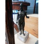 Bronze figure of a Greek god