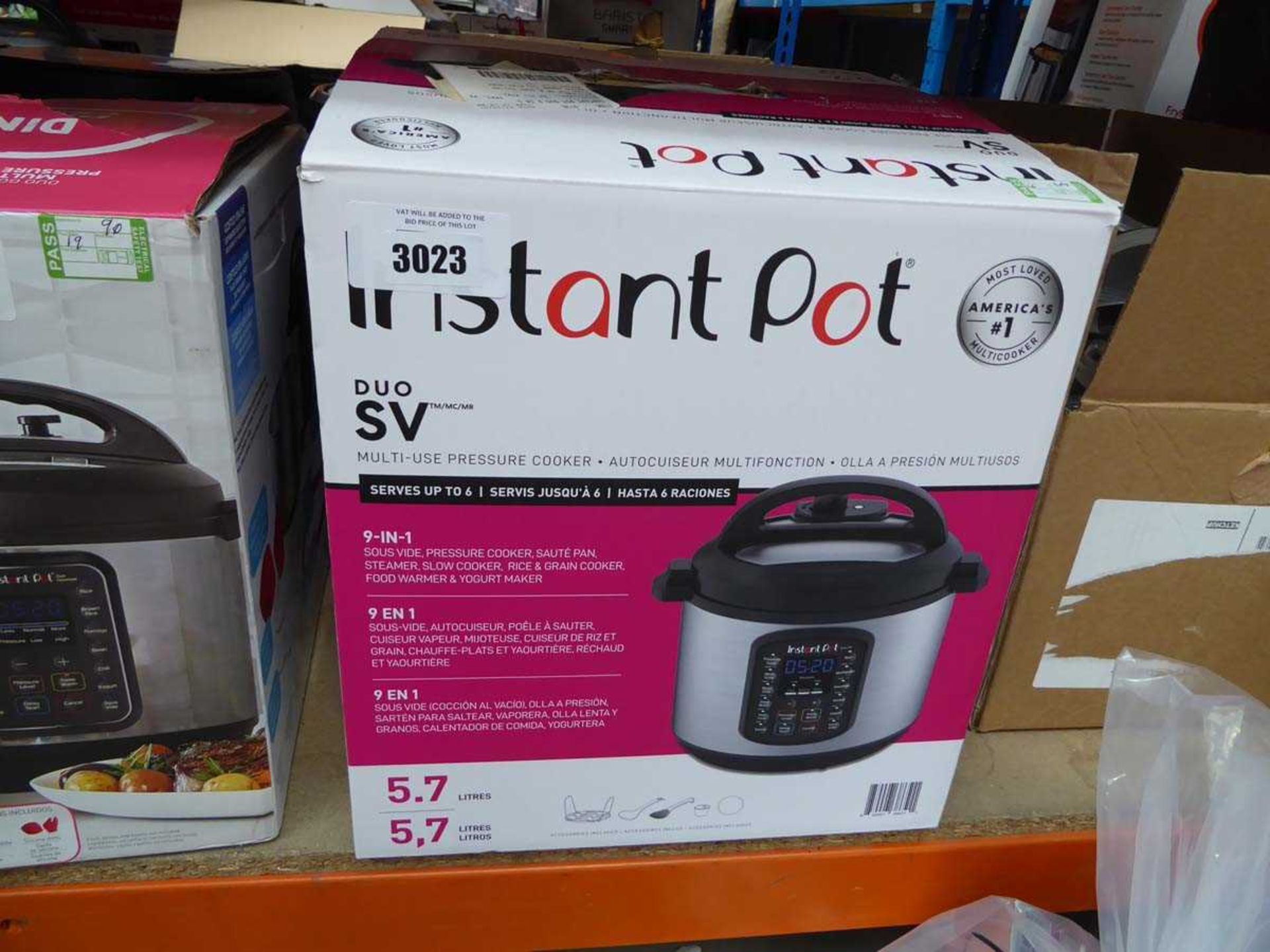 +VAT Instant Pot multi use pressure cooker