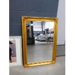 +VAT (1) Rectangular mirror in gilt frame