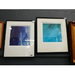 2 signed artists proof prints - study of ladies
