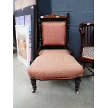 Upholstered aesthetic movement easy chair