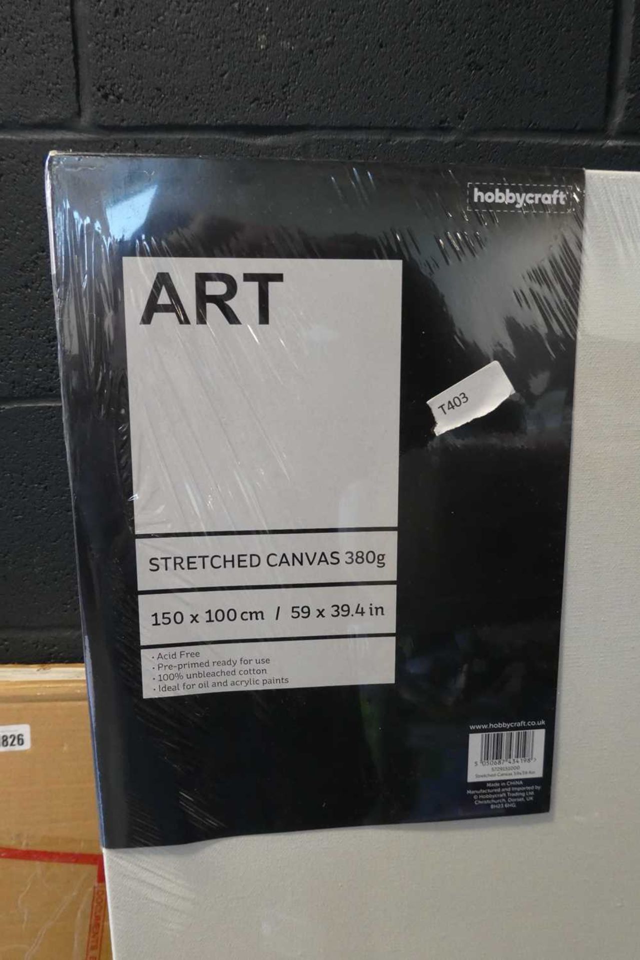 5 large artists stretched canvases - Image 2 of 2