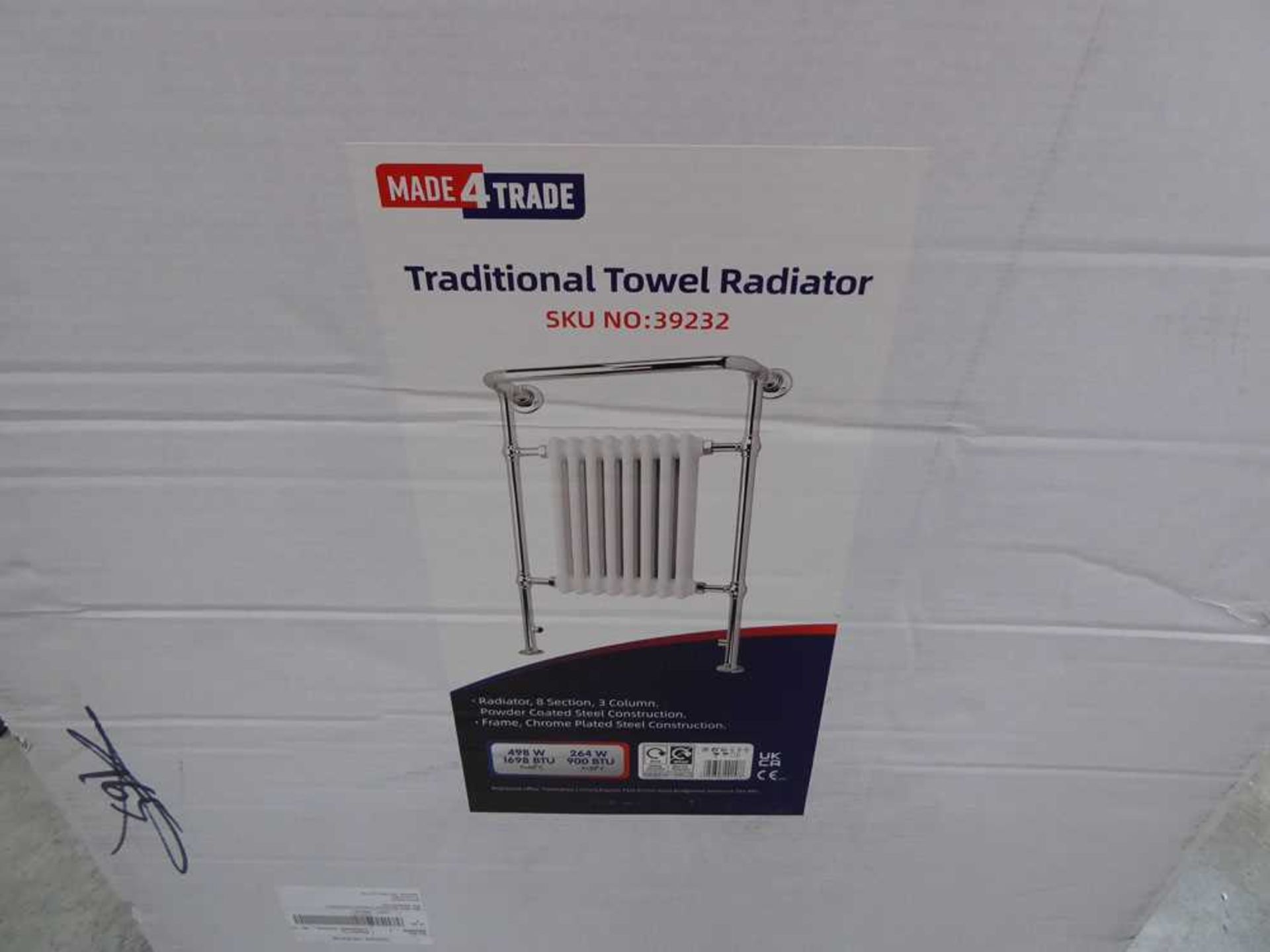 +VAT Boxed traditional towel radiator - Image 2 of 2