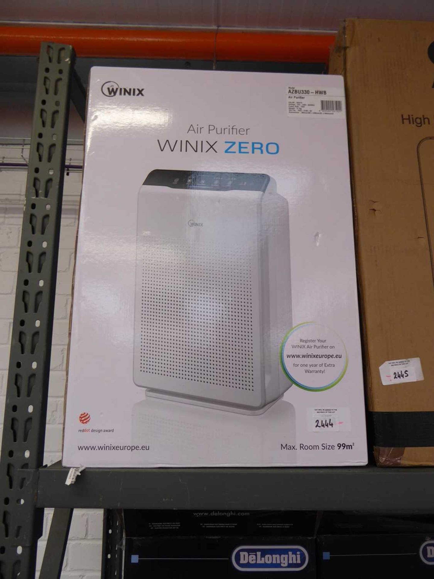 +VAT Boxed Winix Zero air purifier