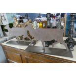 +VAT 2 metal deer ornaments