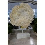+VAT Ornamental coral ornament on stand