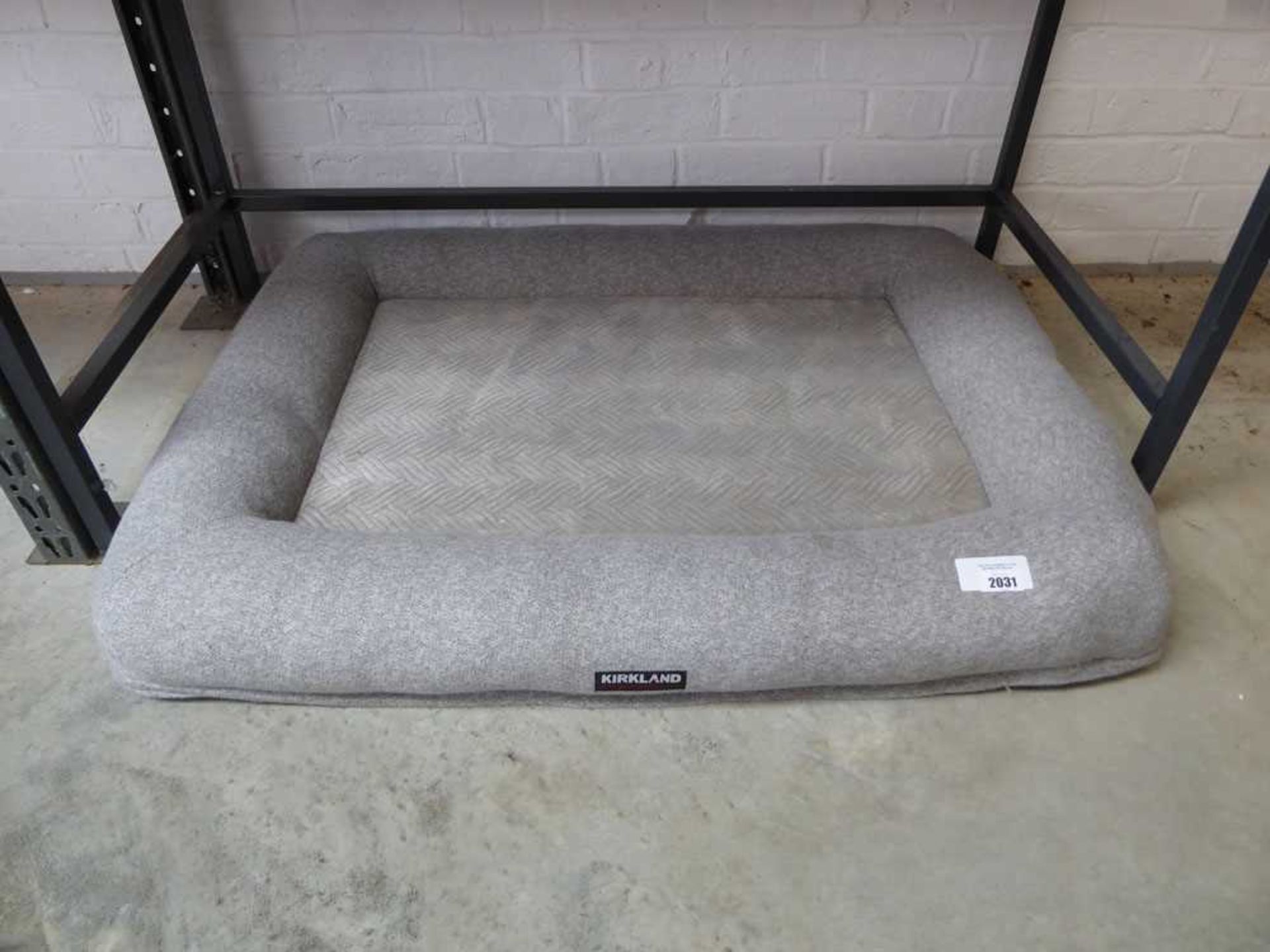 +VAT Grey rectangular Kirkland Signature dog bed