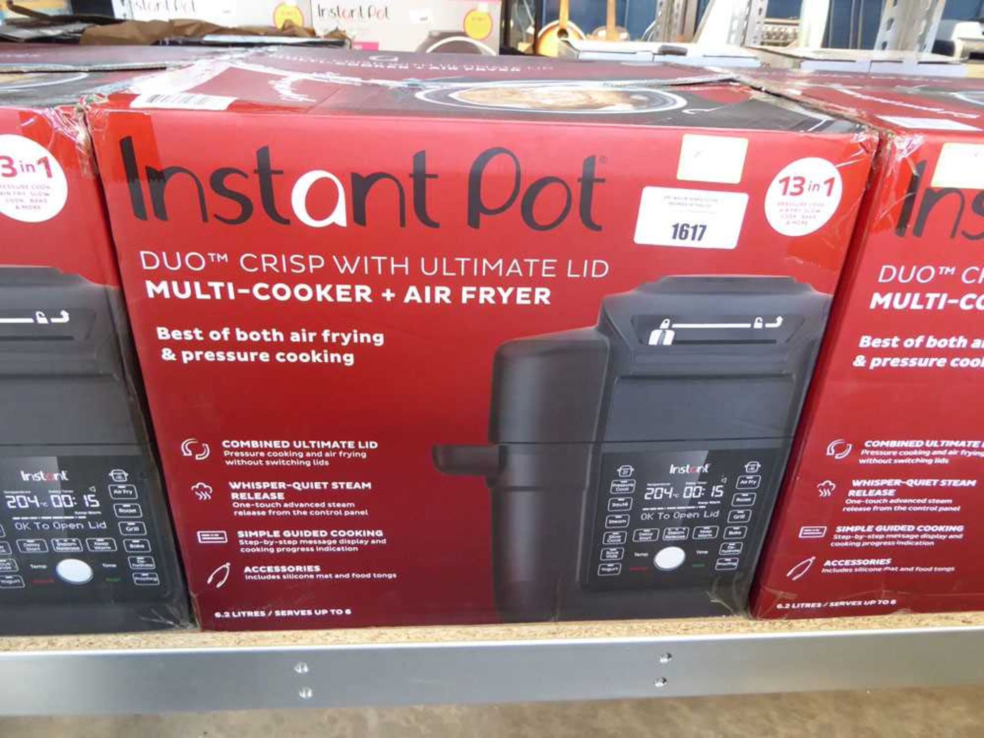 +VAT Instant Pot multi cooker and air fryer in box