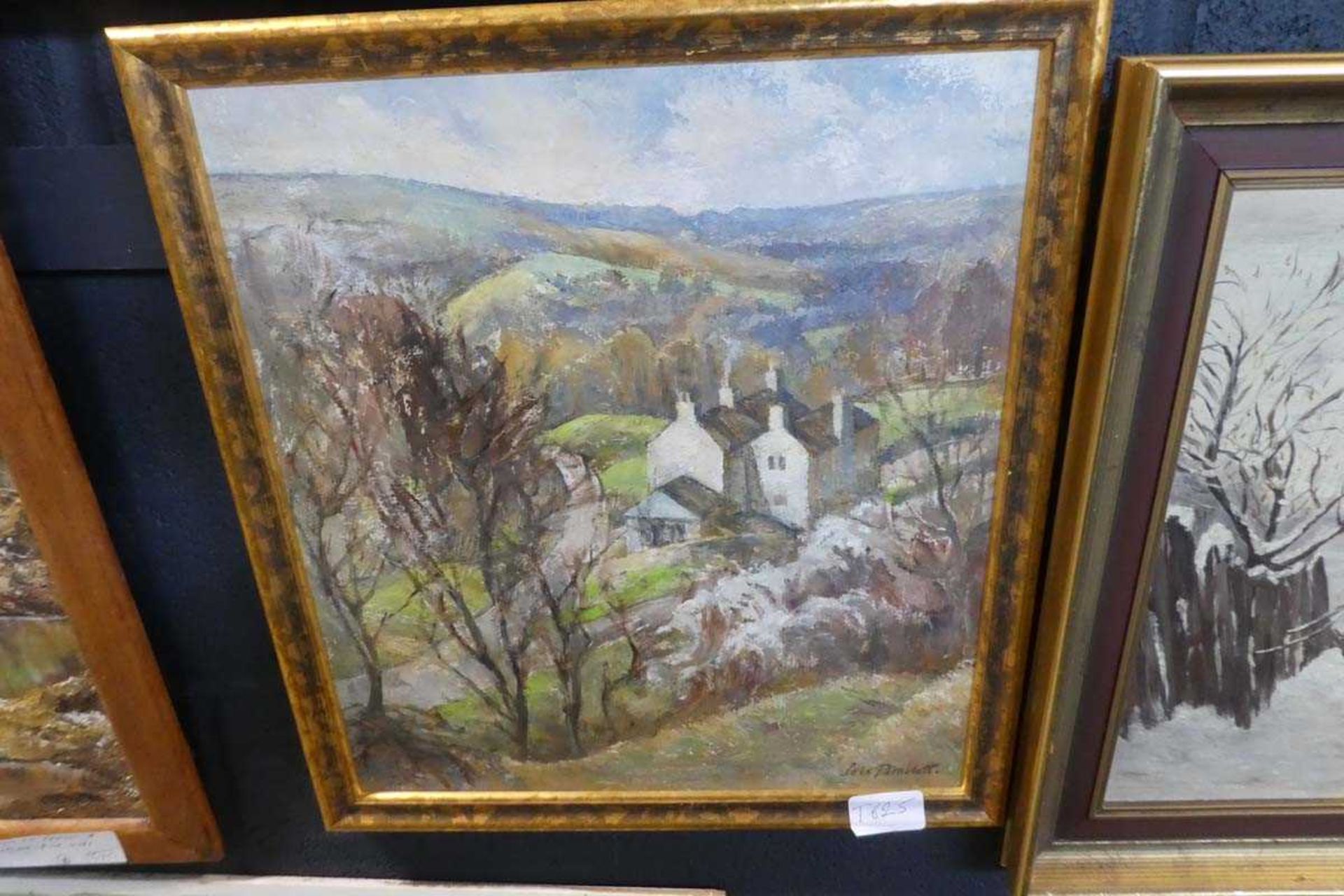 2 framed artworks by Louis Pimblett of countryside scenes - Image 2 of 4