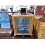 Cased set of precision scales by Griffin & George Ltd.