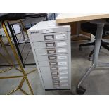Bisley 10 drawer filing cabinet