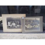 2 mounted photographs; Hounslow Cricket Club 1928 and 1 similar