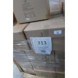 +VAT Pallet of approximately 23 cartons of 4, aged white ceramic Carambola Seed ornaments, 21 x 21 x