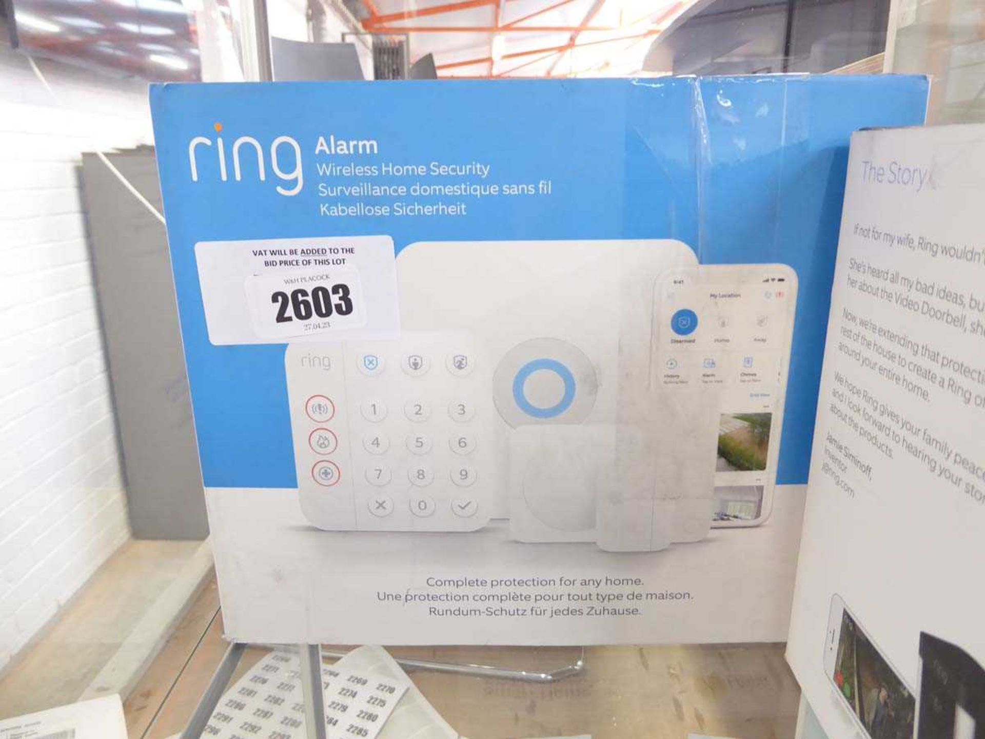 +VAT Boxed Ring wireless home security alarm