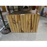 +VAT Alpen composite wood block coffee table base