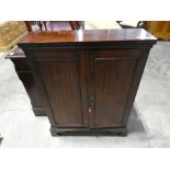 Mahogany 2 door bookcase