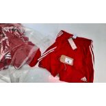 +VAT Approx. 20 Adidas red sports shorts