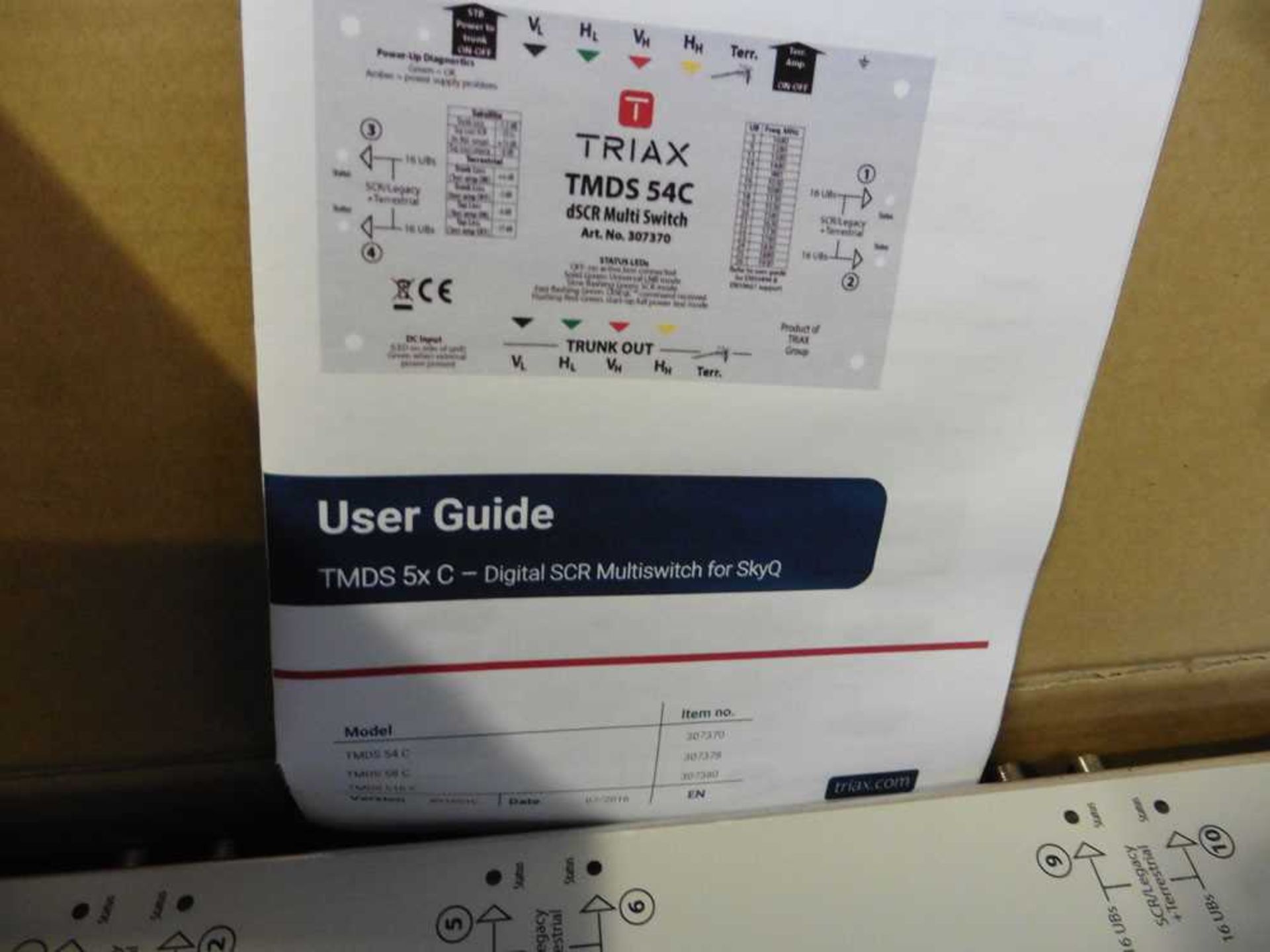 +VAT Triax DSCR multi switch model TMDS516C - Image 3 of 3