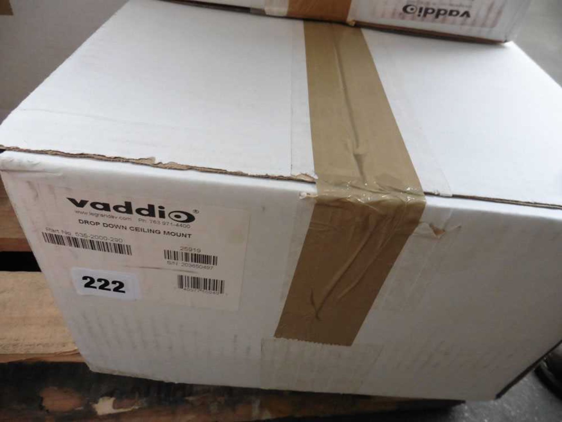 +VAT Vaddio drop down ceiling mount model 5352000290 - Image 4 of 4