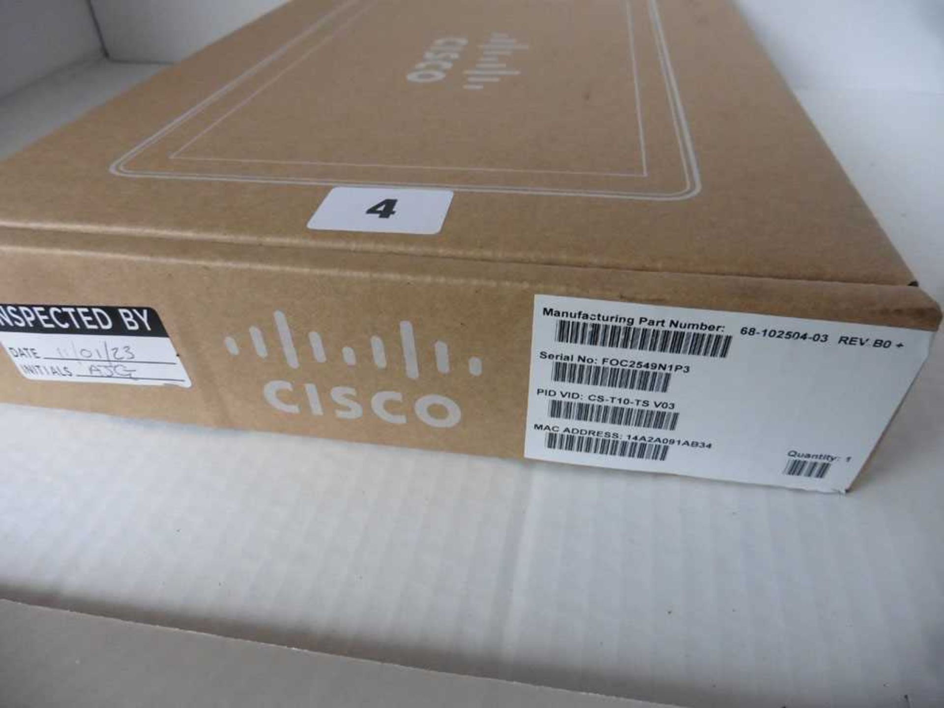 +VAT Cisco Webex room navigator TTC5-15, with box - Image 2 of 3