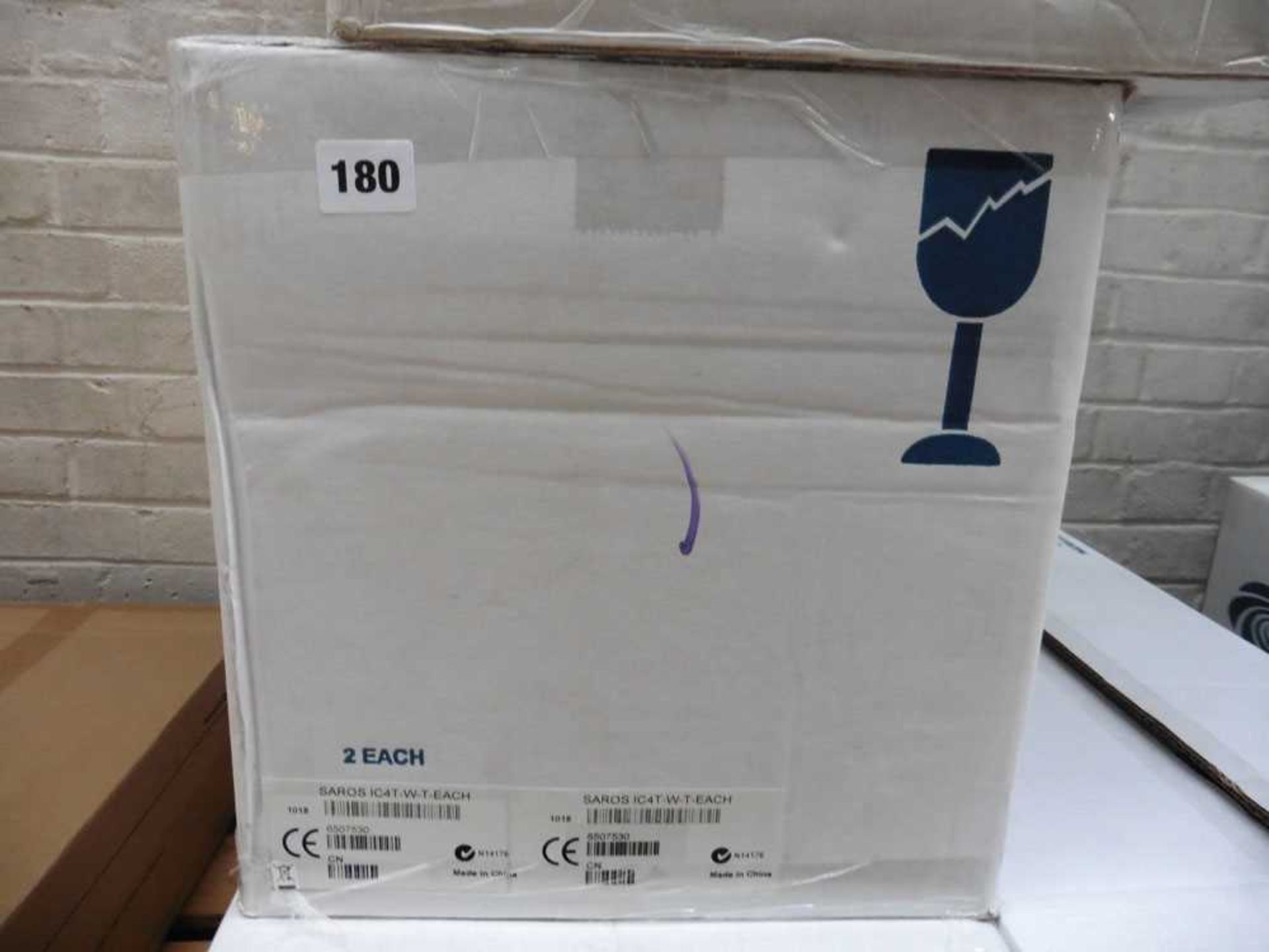 +VAT Pair of Crestron Saros model: IC16T-W-T ceiling speakers in box