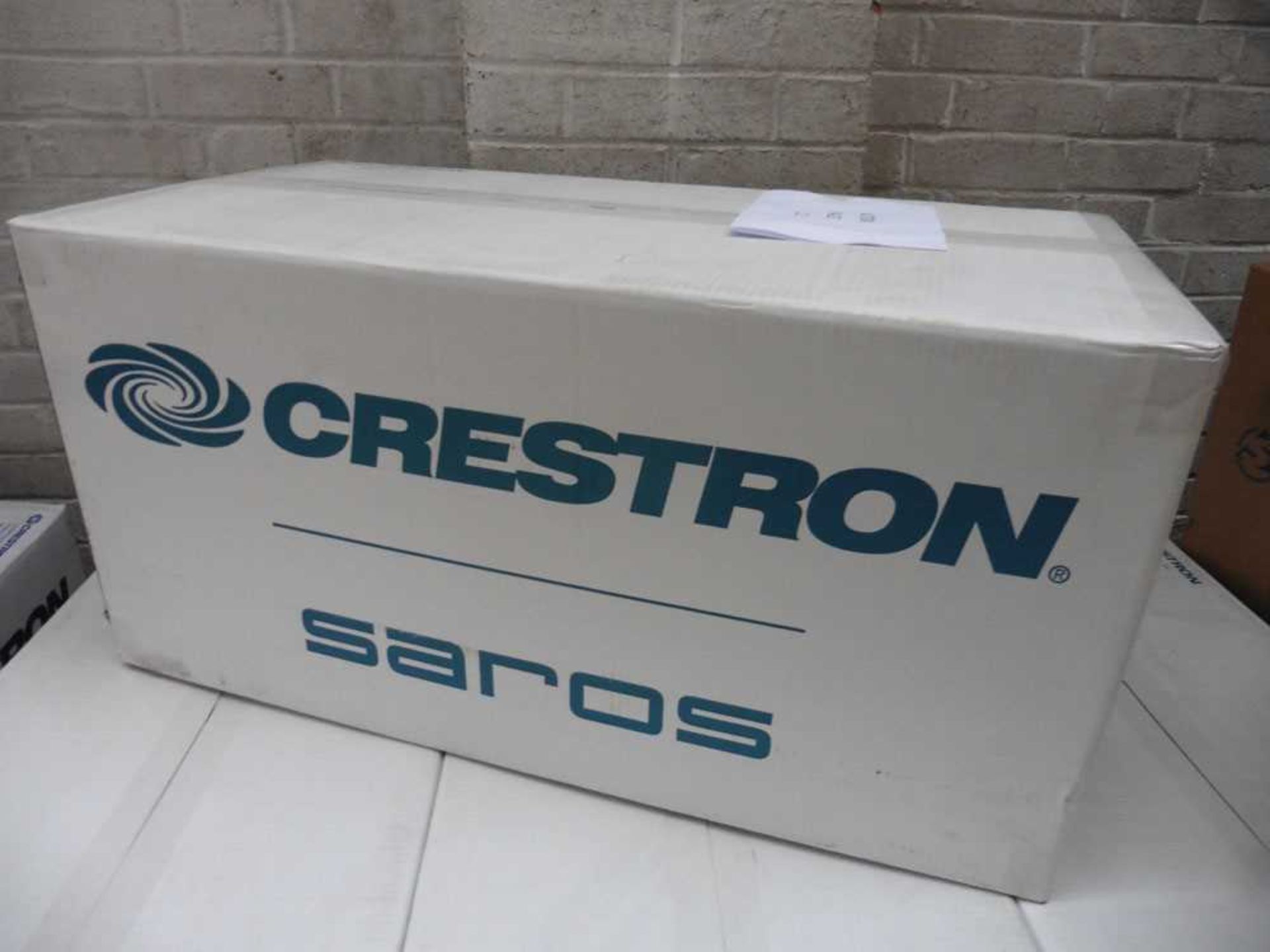 +VAT Pair of Crestron Saros model: IC6T-W-T large ceiling mount speakers in box
