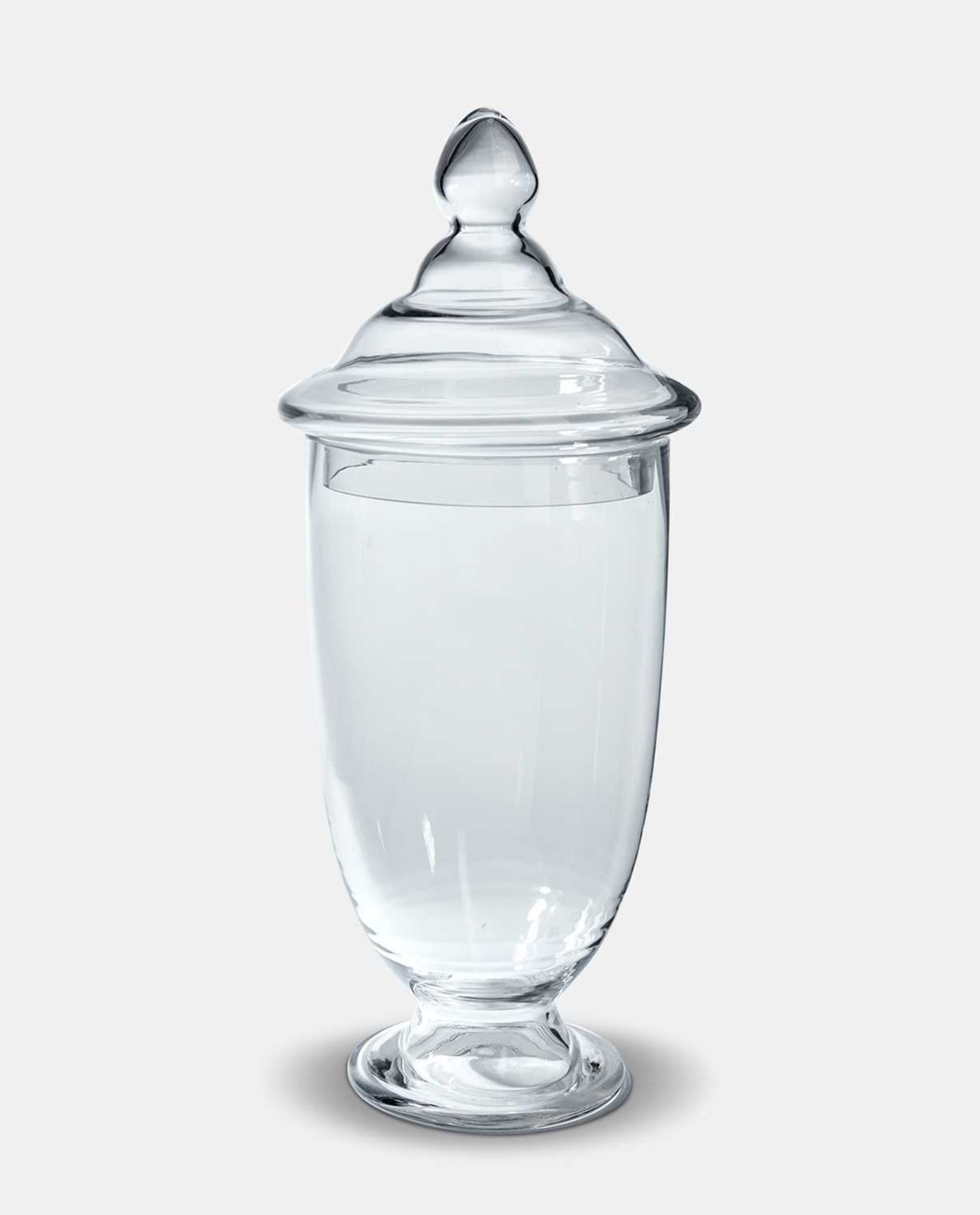 +VAT Pallet of 10 Cartons of 2, (a total of 20) No60 21 x 60cm Glass Apothecary Jar - 180102