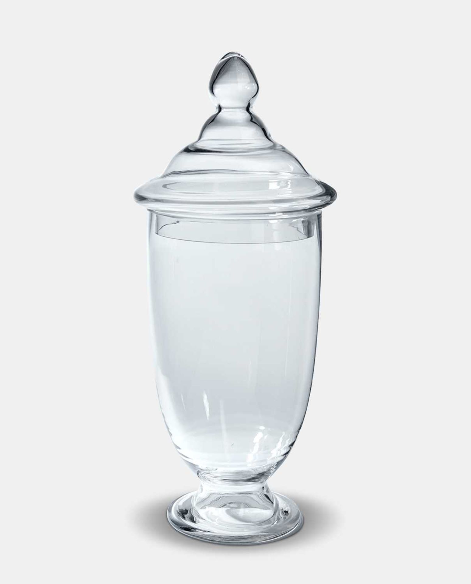 +VAT Pallet of 6 Cartons of 2, (a total of 12) No60 21 x 60cm Glass Apothecary Jar - 180102