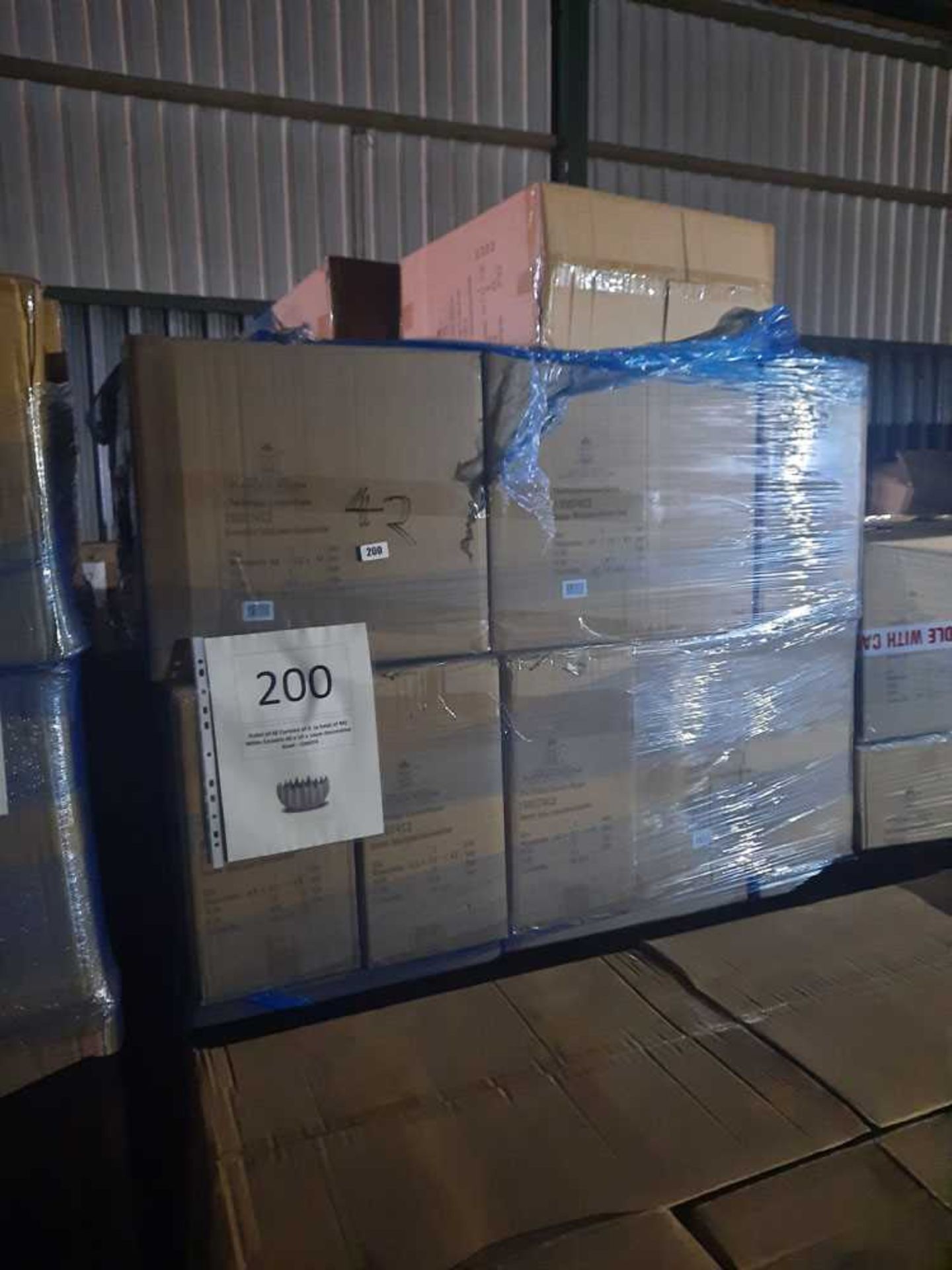 +VAT Pallet of 42 Cartons of 2, (a total of 84) White Ceramic 45 x 19 x 14cm Decorative Bowl - - Image 2 of 3