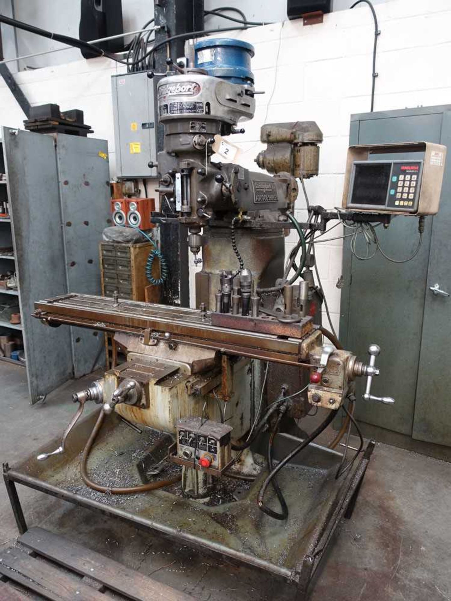 +VAT Adcock & Shipley Bridgeport universal milling machine, serial no: 2826807780, with Anilam