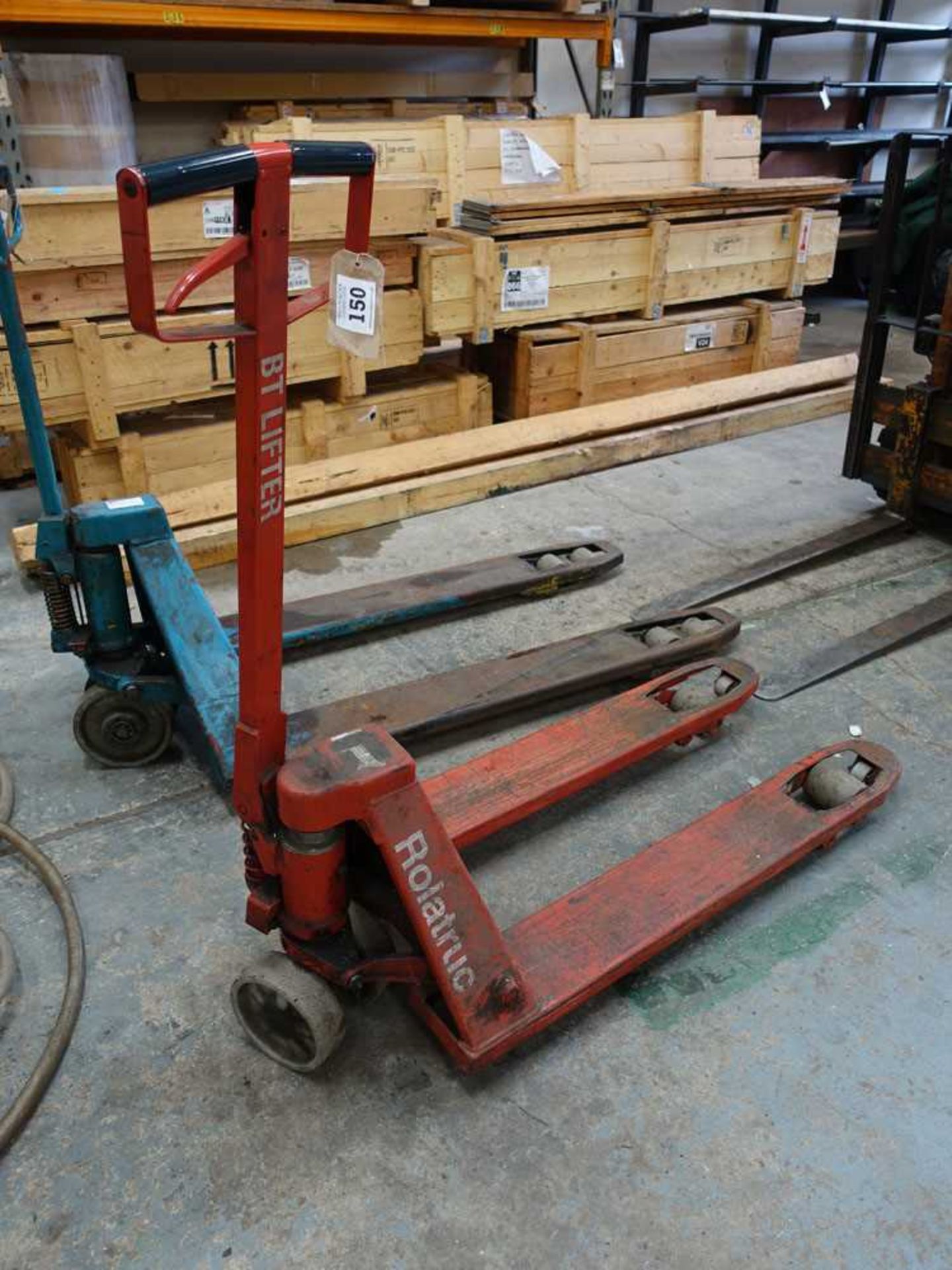 Red BT Lifter Rolatruc pallet truck