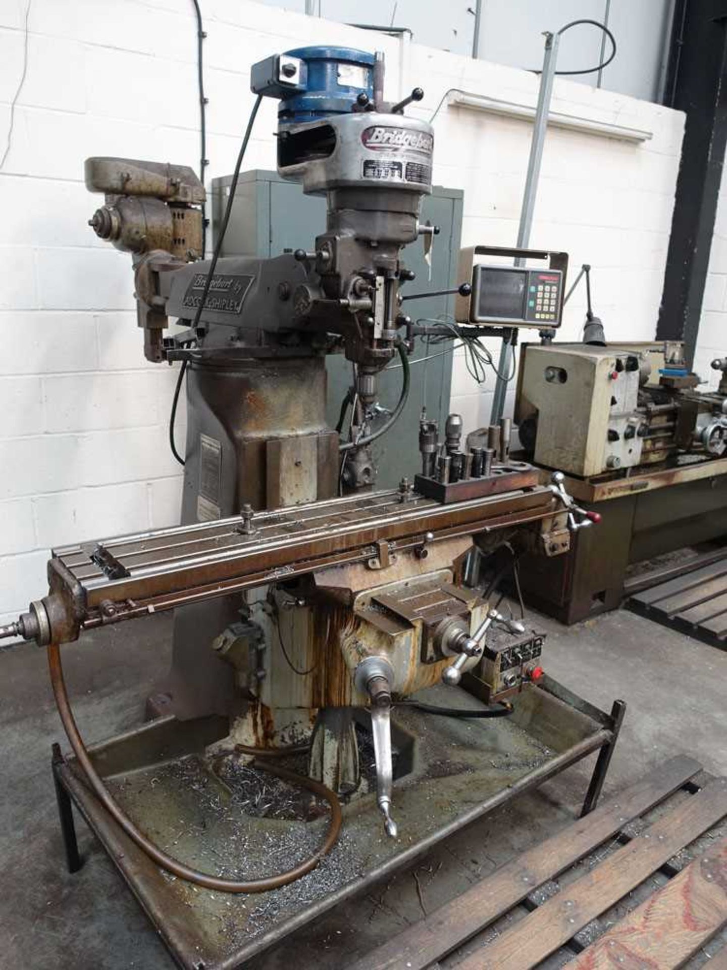 +VAT Adcock & Shipley Bridgeport universal milling machine, serial no: 2826807780, with Anilam - Image 2 of 3