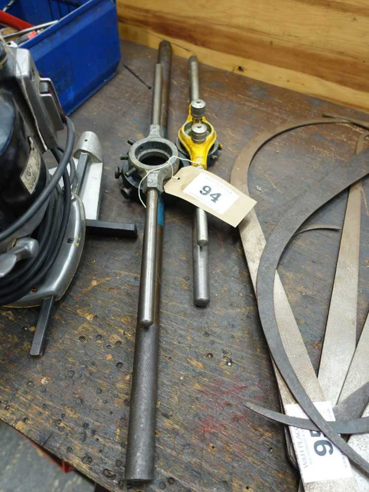 4 assorted large tapping tools