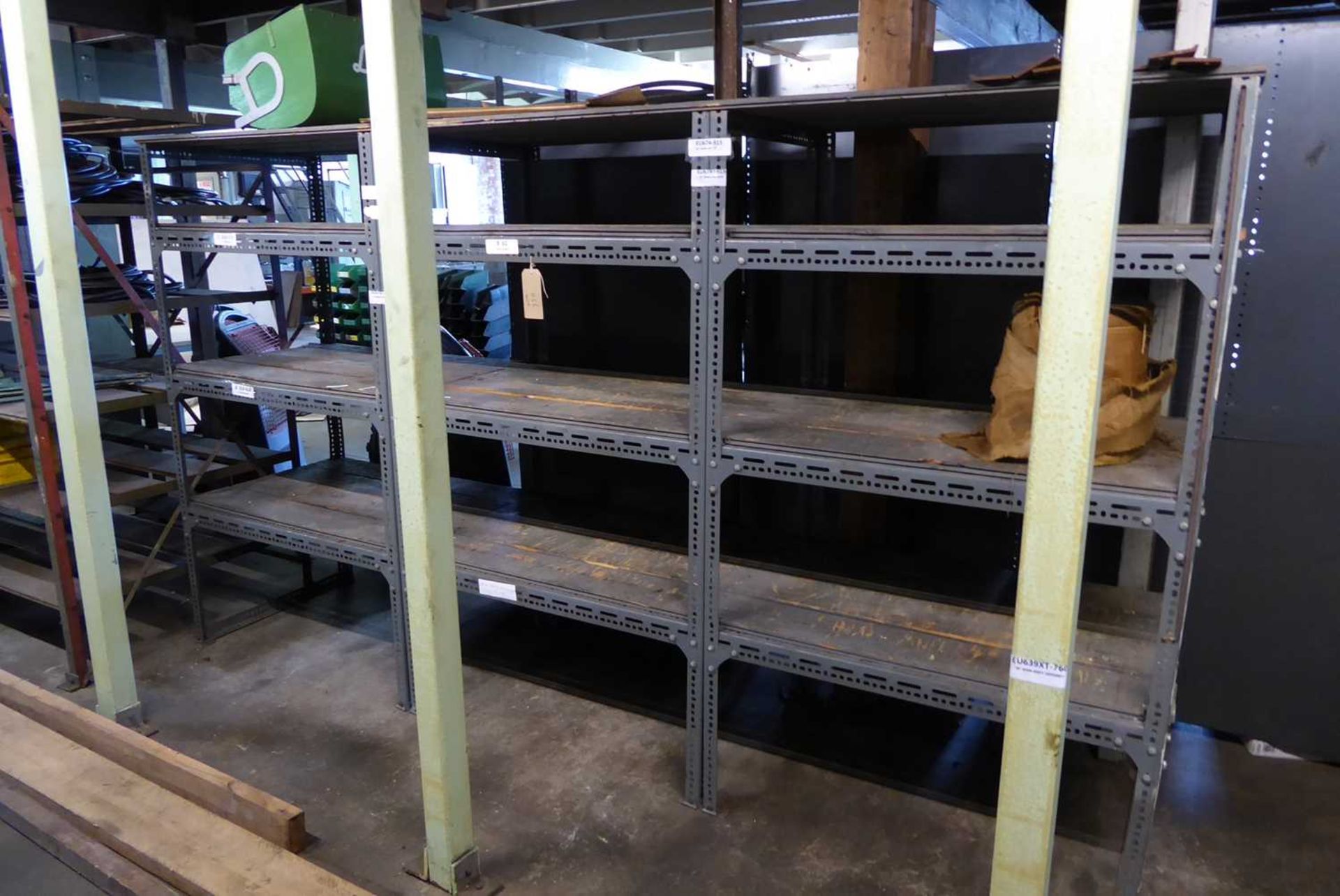 +VAT 3 bolted racks with contents of parts to include wheels, castors, nuts, bolts, lighting cases - Image 5 of 7