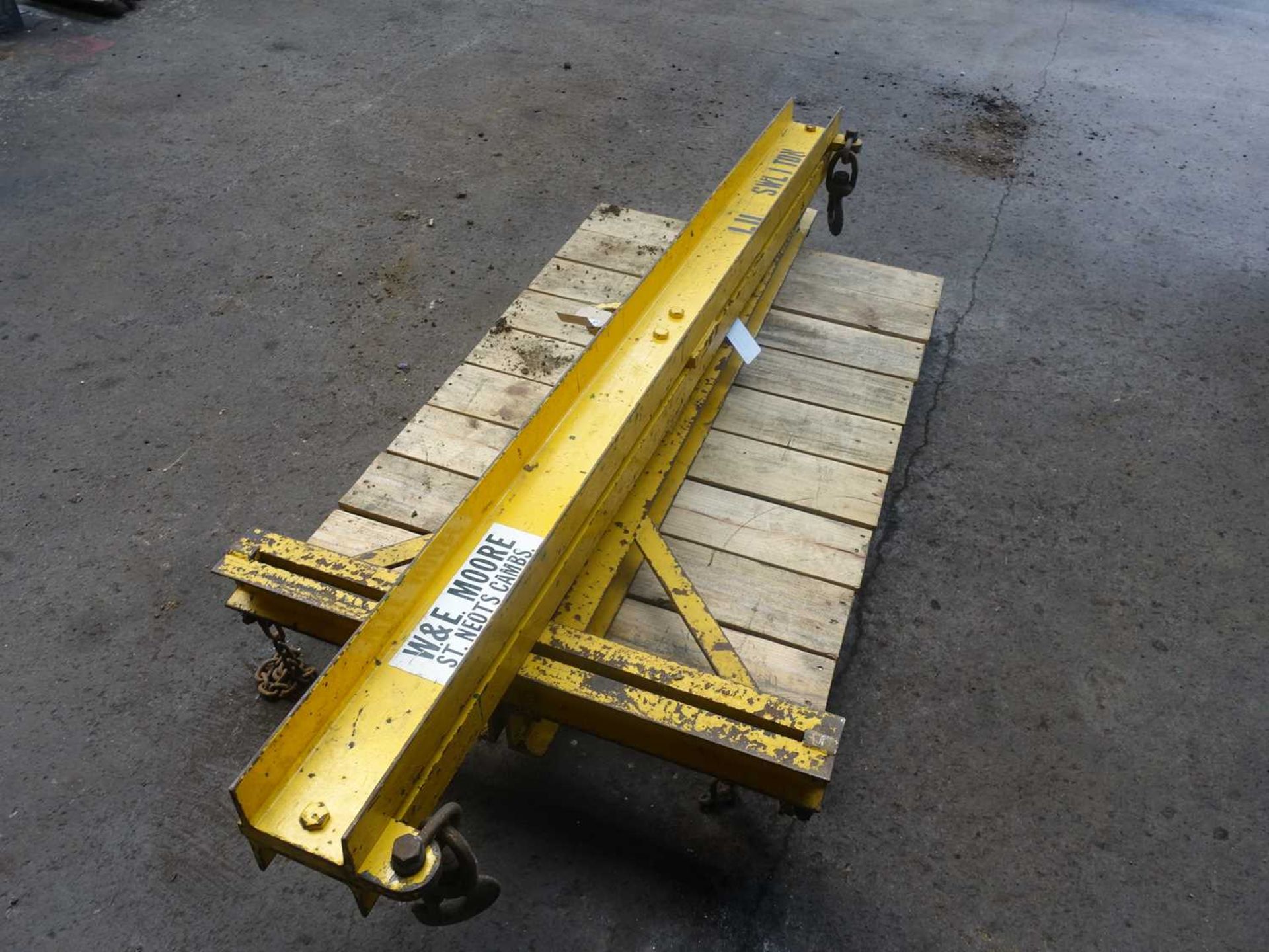 +VAT W&D Moore 1 tonne lifting cradle (2 sections) - Image 2 of 2