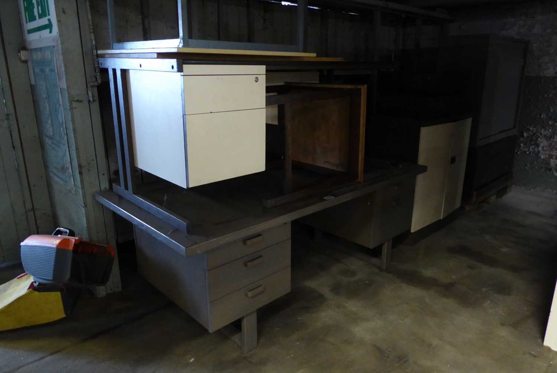 +VAT Collection of assorted office furniture