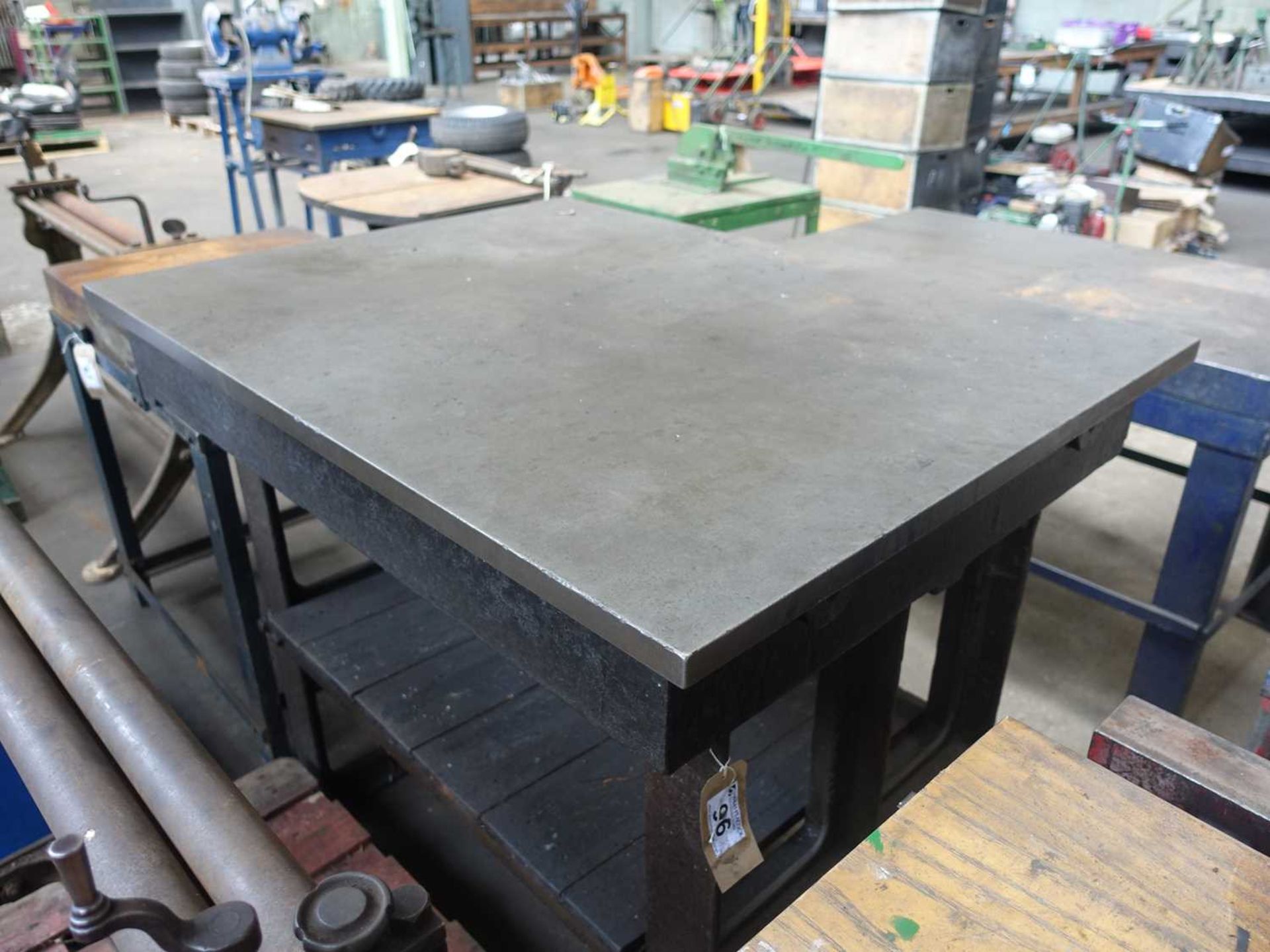 +VAT 36" x 38" heavy surface table on stand