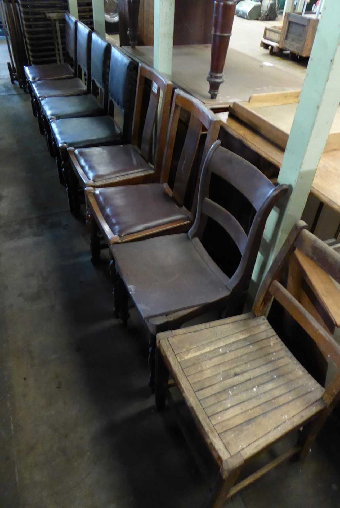 +VAT 8 assorted chairs - Image 2 of 2